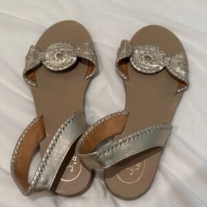 Jack Rogers Silver Women's Sandals